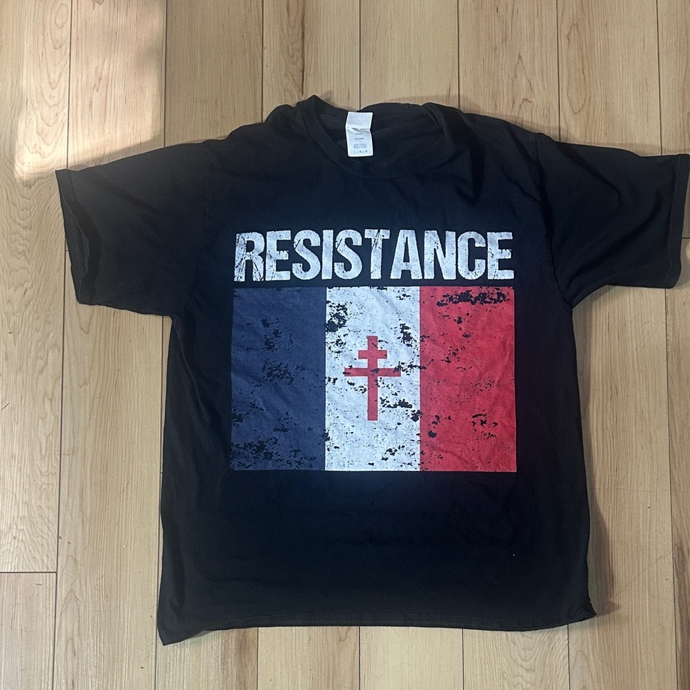 Black Resistance Graphic T-Shirt